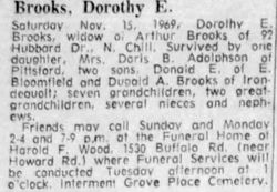 Dorothy E. <I>Roberts</I> Brooks 