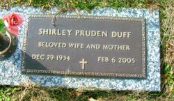 Shirley <I>Pruden</I> Duff 