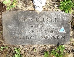 Ann Elizabeth <I>Culbert</I> Proctor 