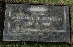 Margaret Meriwether <I>Hane</I> Albrecht 