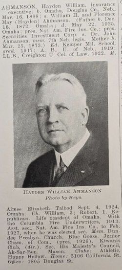 Hayden William Ahmanson 