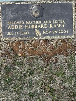 Addie Ann <I>Hubbard</I> Kasey 