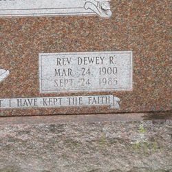 Rev Dewey R Allman 