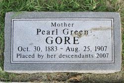 Pearl <I>Green</I> Gore 