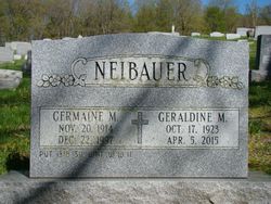 Geraldine M. <I>Bender</I> Neibauer 