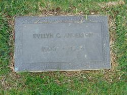 Evelyn C <I>Clarke</I> Anderson 