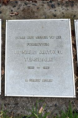 Ronald Arthur Teasdale 