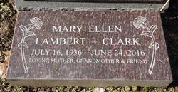 Mary Ellen <I>Lambert</I> Clark 