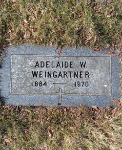 Adelaide M. <I>Wolz</I> Weingartner 