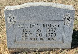 Rev Don Kimsey 