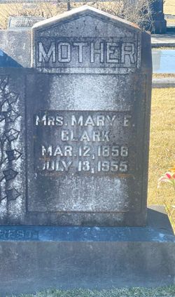 Mrs Mary Eliza <I>Pruitt</I> Clark 