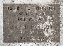 George W Robinson 