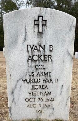 Col Ivan Benton Acker Sr.
