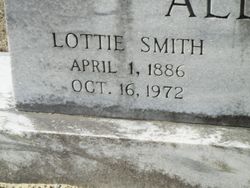 Lottie <I>Smith</I> Allen 