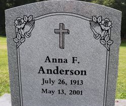 Anna Frances <I>Casto</I> Anderson 