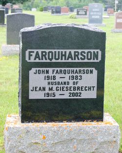 Jean M <I>Giesebrecht</I> Farquharson 