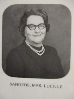 Lucille <I>Armstrong</I> Sanders 