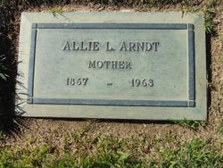 Alice Lee “Allie” <I>Hess</I> Arndt 