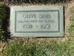 Olive <I>Davis</I> Bahl 