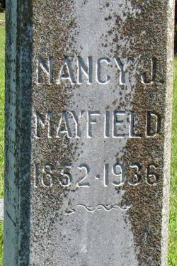 Nancy Jane <I>Lent</I> Mayfield 