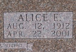 Alice Elizabeth <I>Baur</I> Buchholz 