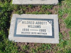 Mildred <I>Perry</I> Abbott Williams 