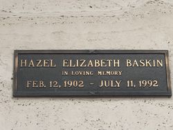 Hazel Elizabeth Baskin 