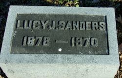 Lucy Ann <I>Johnson</I> Sanders 