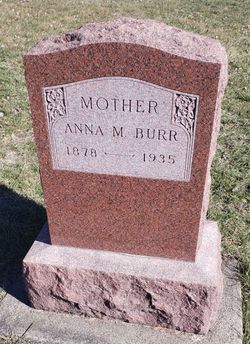 Anna M. <I>Hemmer</I> Burr 