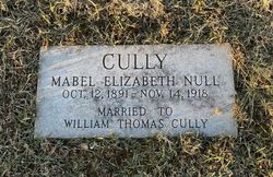 Mabel Elizabeth <I>Null</I> Cully 