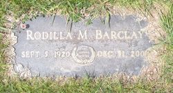 Rodilla M “Roddy” <I>Oller</I> Barclay 
