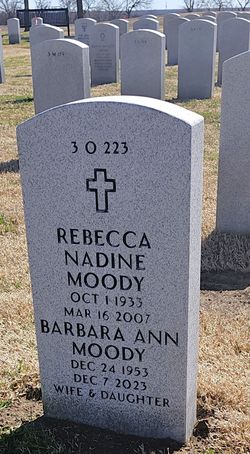 Rebecca Nadine <I>Chaddick</I> Moody 