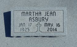 Martha Jean <I>Logsdon</I> Asbury 