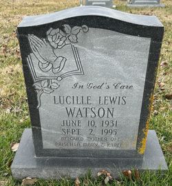Lucille <I>Lewis</I> Watson 
