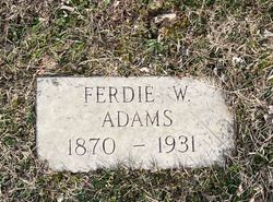 Ferd W Adams 