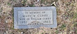 Mary <I>Wilson</I> Curry 
