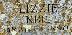 Elizabeth Bogart “Lizzie” <I>Neil</I> Rice 