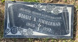 Bessie Burks <I>Neighbors</I> Timmerman 