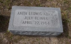 Anita <I>Ludwig</I> Adams 