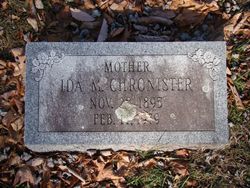 Ida Mae <I>Frederick</I> Chronister 