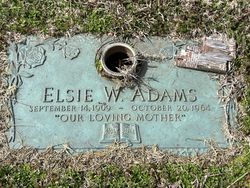 Elsie <I>Warren</I> Adams 