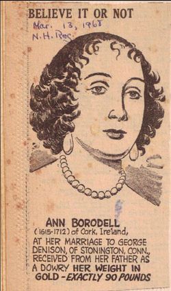 Ann <I>Borodell</I> Denison 