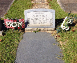 Carrie May <I>Gordon</I> Pitts 