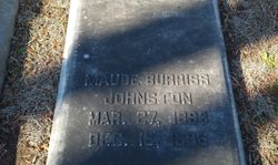 Minnie Maude <I>Burriss</I> Johnston 