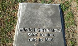Rufus Henry Gaines Sr.