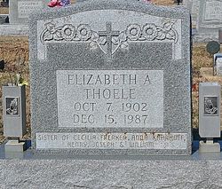 Elizabeth A Thoele 