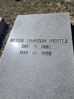 Bessie Morris <I>Simpson</I> Hestle 