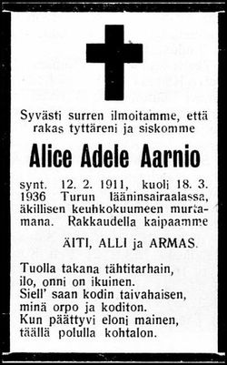 Alice Adéle Aarnio 