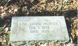 Col David Henley 