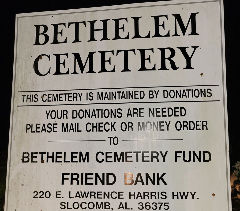 Bethlehem Primative Baptist Church Cemetery
